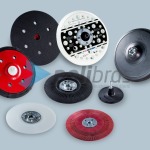 Suportes para Discos e Folhas de fixação rápida, de fibra e de surface conditioning. Diversas possibilidades, de acordo com as máquinas e discos utilizados.