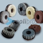 Escovas de Fundo em cerda ou malha abrasiva e misto de malha abrasiva com lixa. Conjugações, Grãos e Densidades a definir pelo cliente.