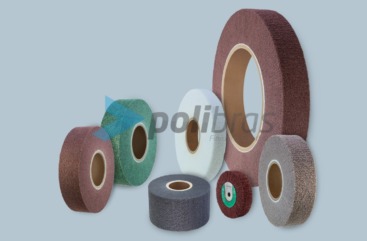 Lamelas de Malha Abrasiva, da categoria Abrasivos da Polibras. Com possibilidade de Impregnação até largura 1200 mm. As melhores soluções de acabamento.