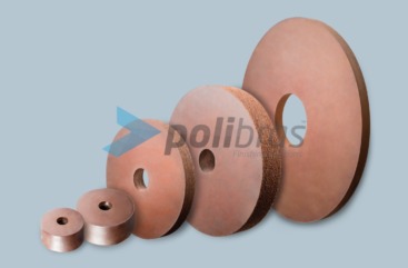 Mós Abrasivas e de Acabamento para acabamento de metal, com diâmetro, grão e formato a definir pelo cliente conforme as suas necessidades.