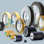Rodas de Contacto para Cintas Abrasivas em Vulkollan®, borracha, espuma, poliuretano ou tela. Rodas Expansivas em borracha ou Vulkollan®.