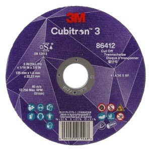 3M™ Cubitron™ 3 Cut-Off Wheel 230 mm x 2.5 mm